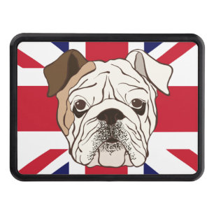 English Bulldog & Union Jack Hitch Cover