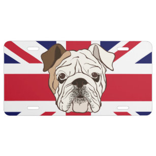 English Bulldog License Plates | Zazzle English Bulldog License Plates | Zazzle