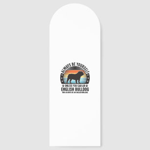 English Bulldog Vintage Sunset Dog Lover Shirt Des Bookmarks