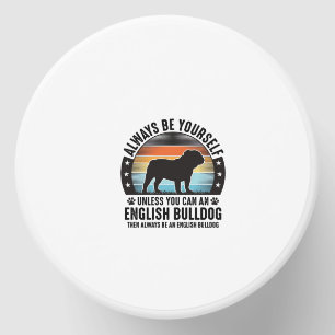 English Bulldog Vintage Sunset Dog Lover Shirt Des Mini Candle Favors