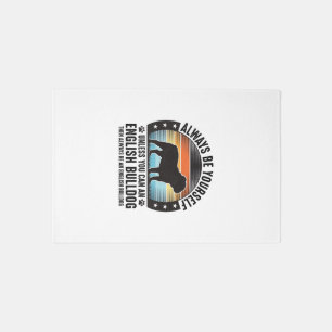 English Bulldog Vintage Sunset Dog Lover Shirt Des Rug