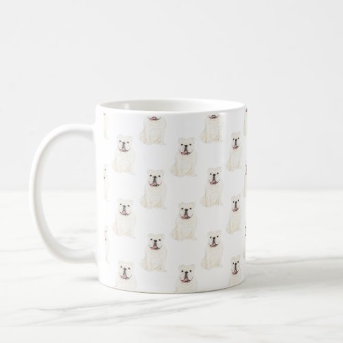 English Bulldog White Coffee Mug