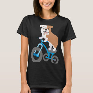 English Bulldog Who A Fun Trike Dog T-Shirt