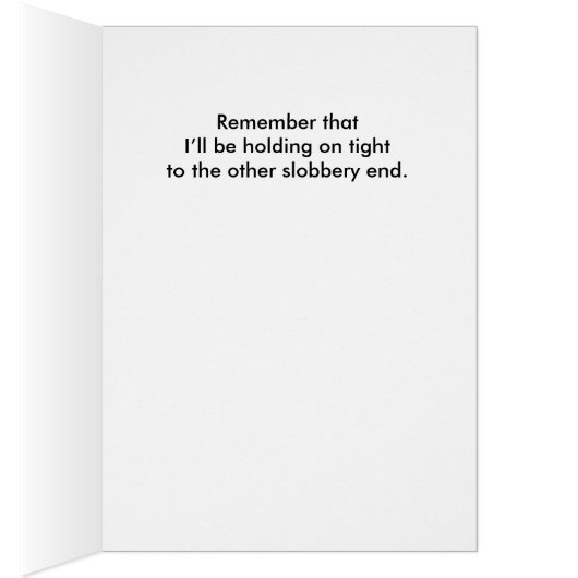 English Bulldog with spotted ears Rope in Mouth (Inside (Right))