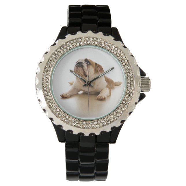 English Bulldog Wrist Watch (Front)