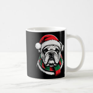 English Bulldog Xmas Santa Hat F Christmas Costume Coffee Mug