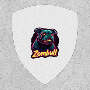 English Bulldog Zombie Dog Halloween Essential T-S Patch