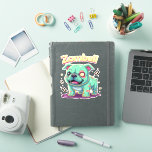 English Bulldog Zombie Dog Halloween Essential T-S Sticker