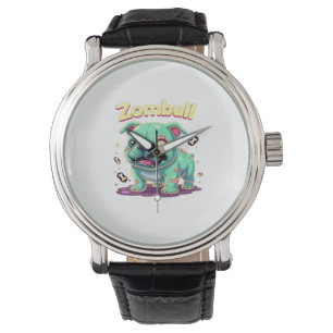 English Bulldog Zombie Dog Halloween Essential T-S Watch