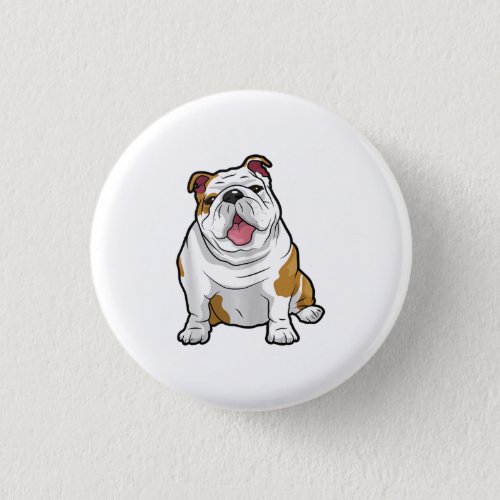 ENGLISH BULLDOGS Awesome Funny Bulldog Pups Dogs Button