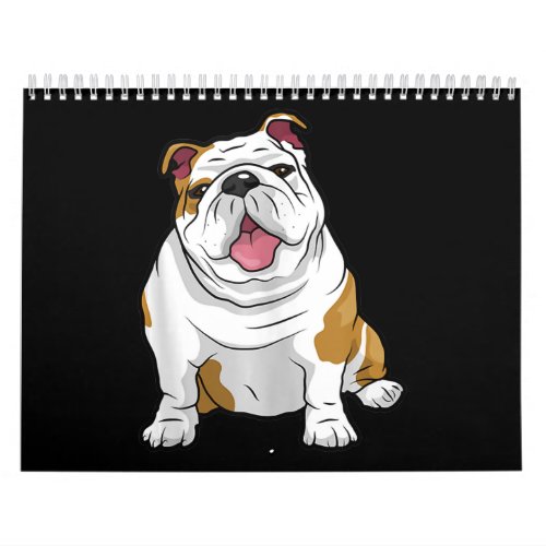 English Bulldogs Awesome Funny Bulldog Pups Dogs Calendar