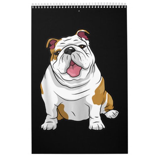 English Bulldogs Awesome Funny Bulldog Pups Dogs Calendar