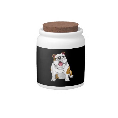English Bulldogs Awesome Funny Bulldog Pups Dogs Candy Jar