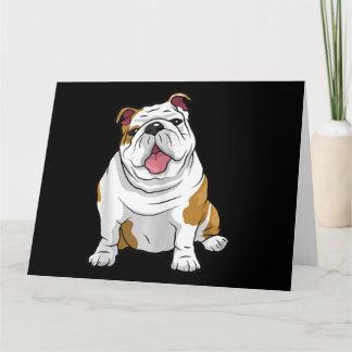 English Bulldogs Awesome Funny Bulldog Pups Dogs Card