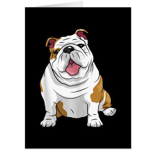 English Bulldogs Awesome Funny Bulldog Pups Dogs Card