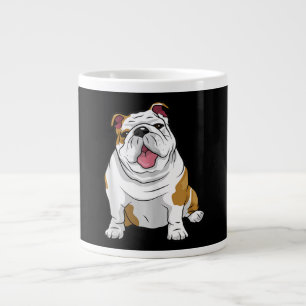 English Bulldogs Awesome Funny Bulldog Pups Dogs Giant Coffee Mug