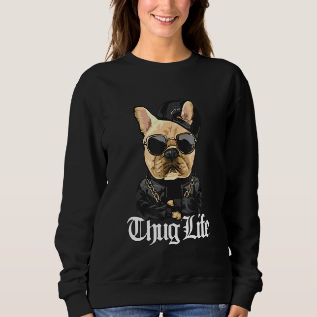 English Bulldogs Dog Sweatshirt (Front)