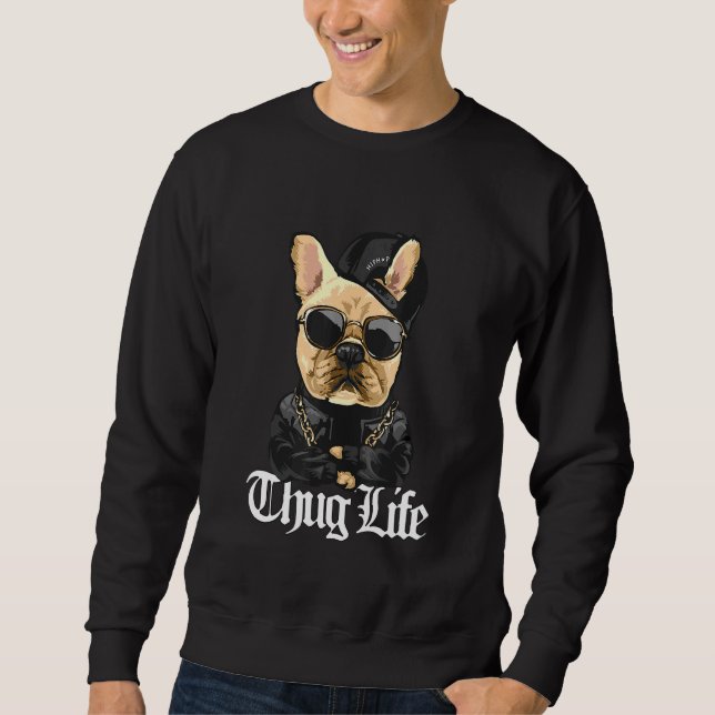 English Bulldogs Dog Sweatshirt (Front)
