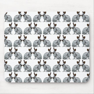 English Bunny Frenzy Mousemat Mouse Pad