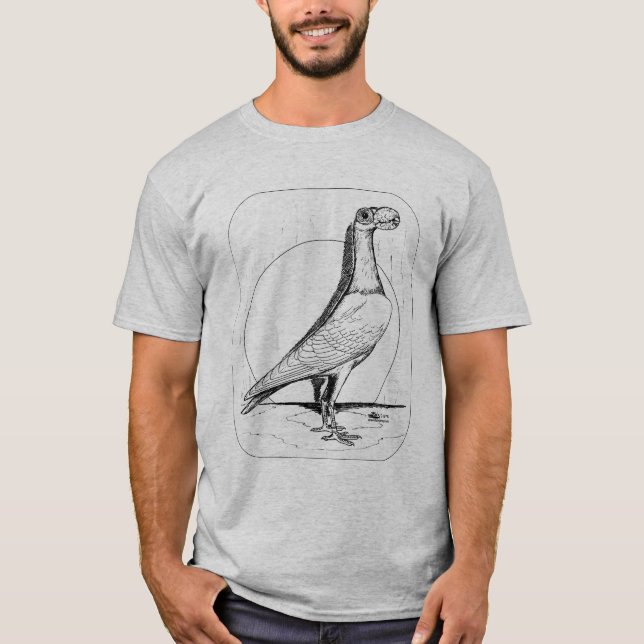 English Carrier Pigeon 1978 T-Shirt (Front)