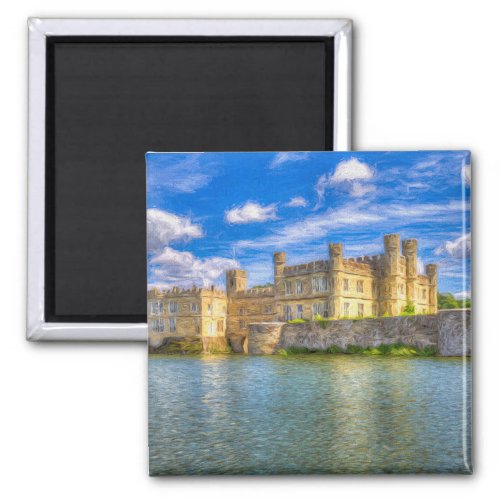 English Castle Art Magnet