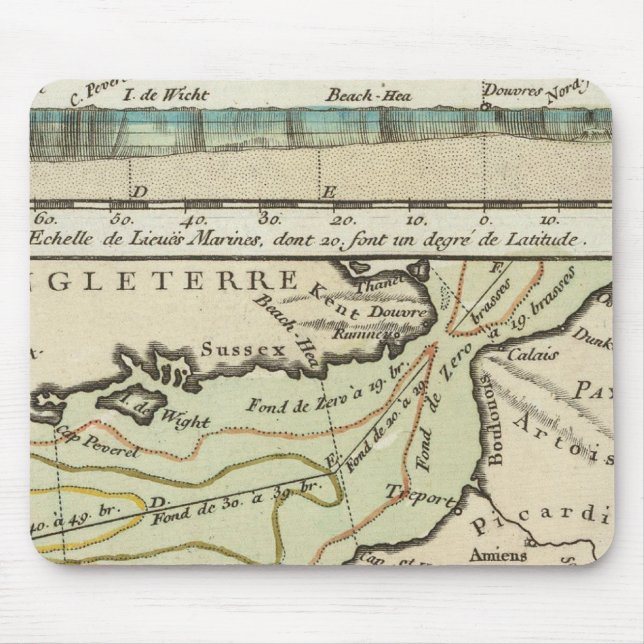 English Channel Mouse Pad (Front)