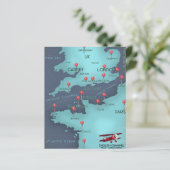 English Channel Nautical Map (Standing Front)