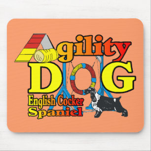 English Cocker Spaniel Agility Gifts Mouse Pad