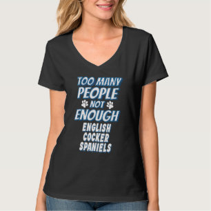 English Cocker Spaniel Breed Dog Owner Dog T-Shirt