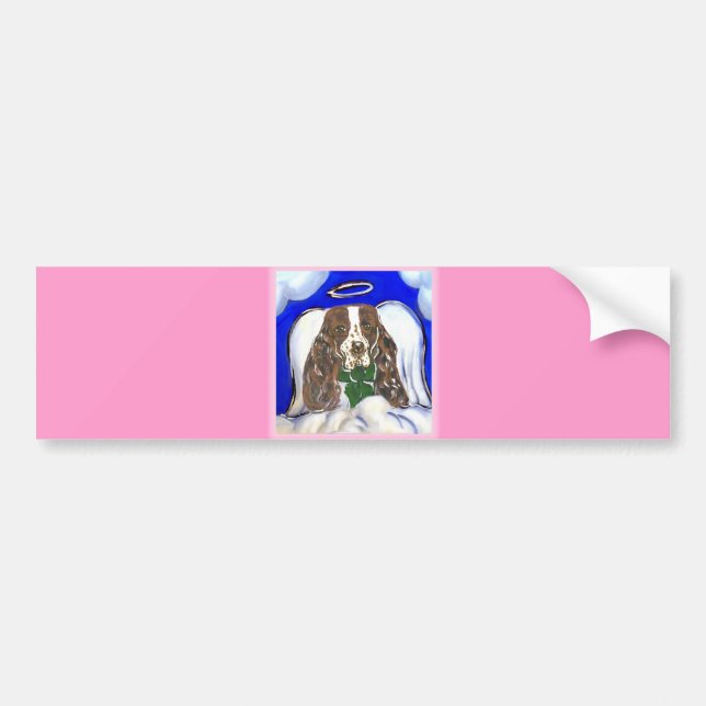 English Cocker Spaniel Bumper Sticker (Front)