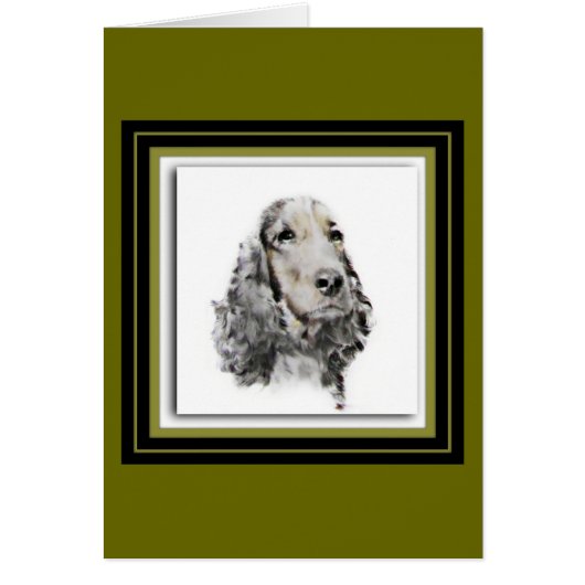 English Cocker Spaniel Cards (Front)