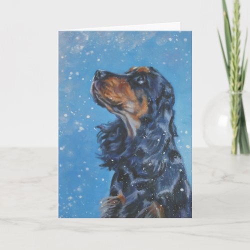 English Cocker Spaniel Christmas Card