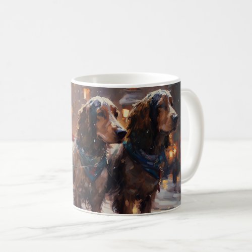 English Cocker Spaniel Christmas Festive Season Coffee Mug