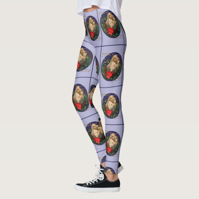 English Cocker Spaniel Christmas  Leggings