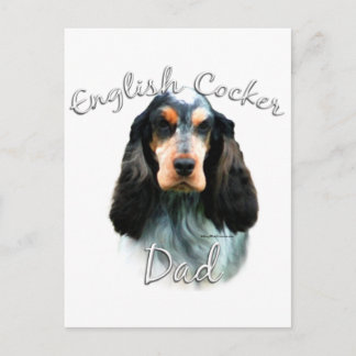 English Cocker Spaniel Dad 2 Postcard