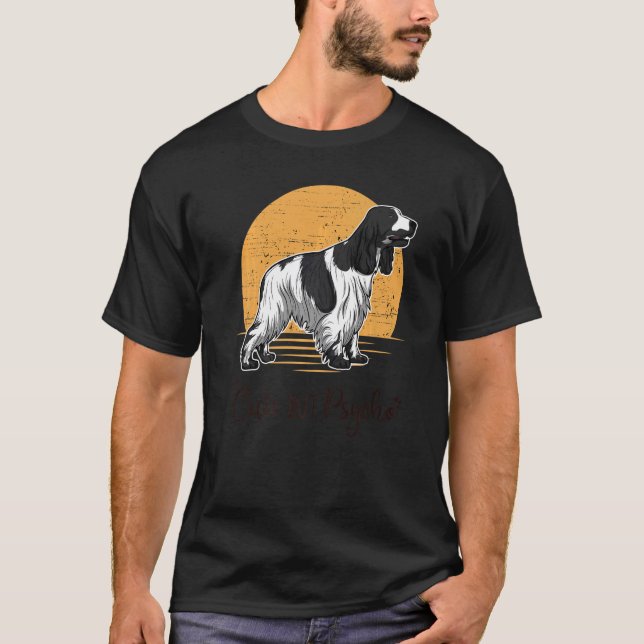 English Cocker Spaniel Dog Breed  84 T-Shirt (Front)