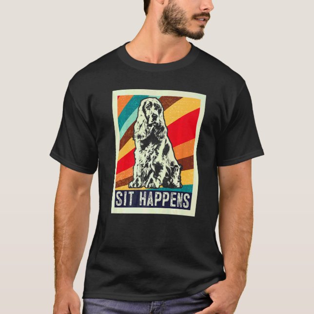English Cocker Spaniel Dog Breed T-Shirt (Front)