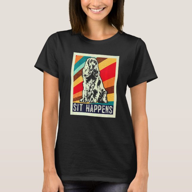 English Cocker Spaniel Dog Breed T-Shirt (Front)
