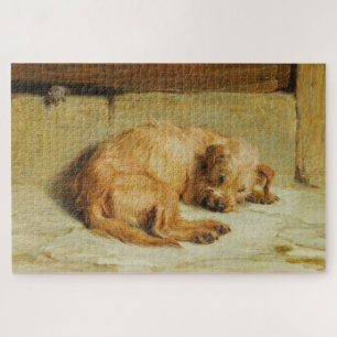 English Cocker Spaniel Dog (by Briton Rivière) Jigsaw Puzzle