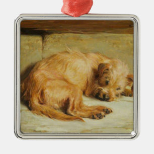 English Cocker Spaniel Dog (by Briton Rivière) Metal Ornament