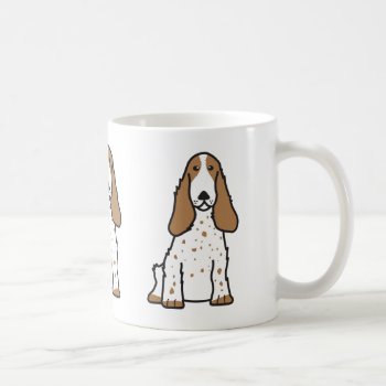 English Cocker Spaniel Dog Cartoon Coffee Mug by DogBreedCartoon at Zazzle