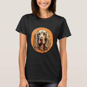 English Cocker Spaniel Dog Cute Breed Dog Design T-Shirt