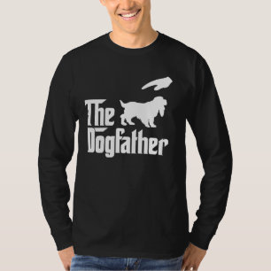 English Cocker Spaniel Dog Dad The DogFather Funny T-Shirt