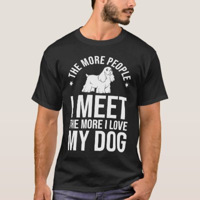 English Cocker Spaniel Dog  Puppies Owner Lover T-Shirt