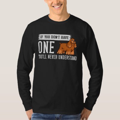 English Cocker Spaniel Dog  Puppies Owner T-Shirt