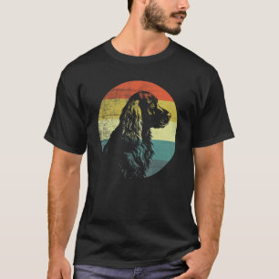 English Cocker Spaniel Dog Retro Vintage Design T-Shirt
