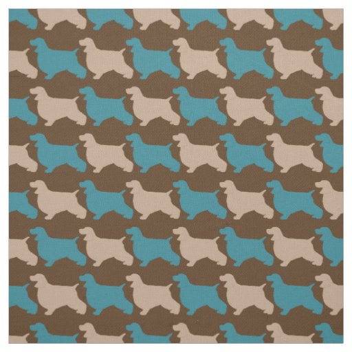 English Cocker Spaniel Fabric