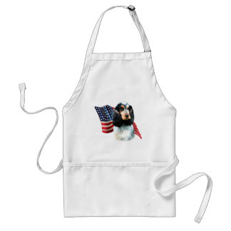 English Cocker Spaniel Flag Adult Apron