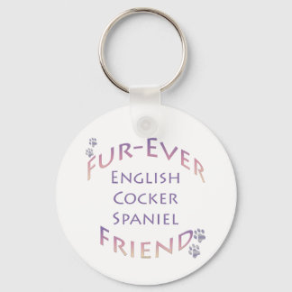 English Cocker Spaniel Furever Keychain