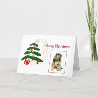 English Cocker Spaniel Holiday Card